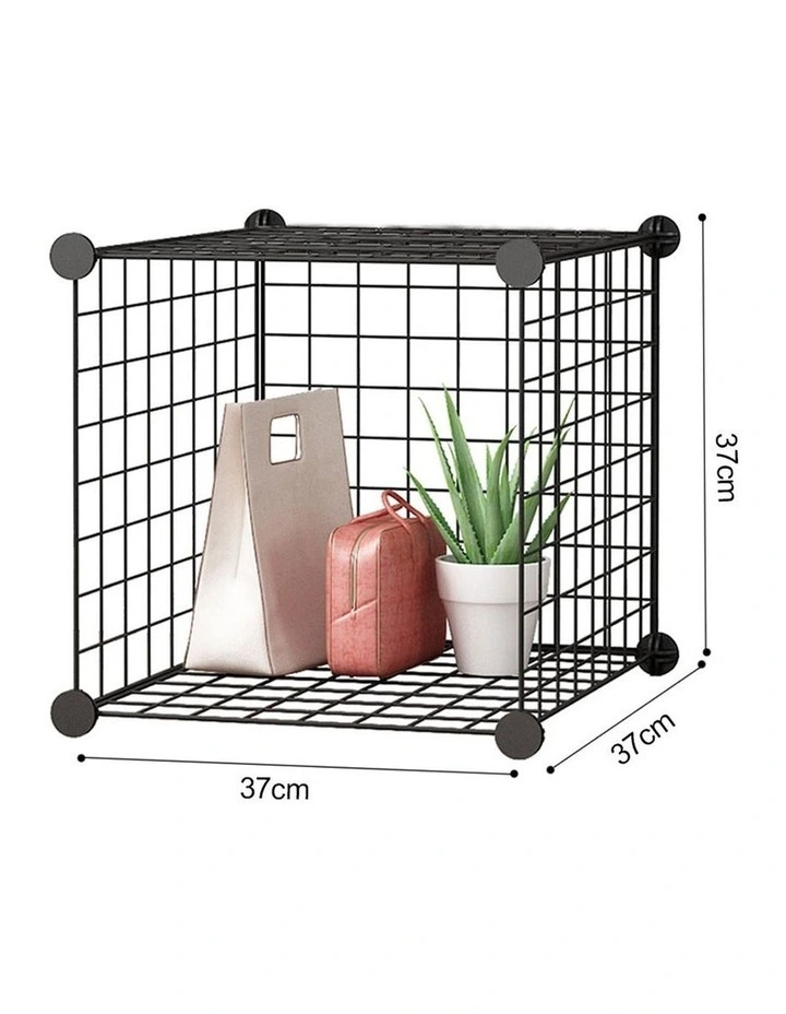 SOGA Single Cube Storage Organiser Black image 5
