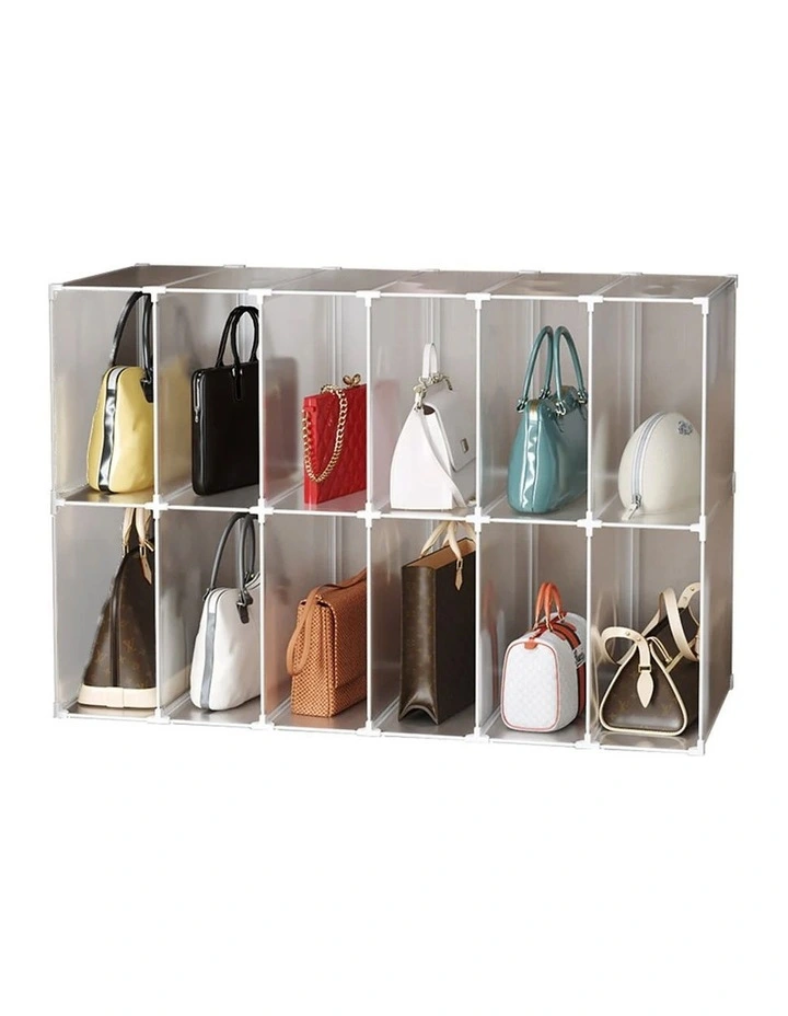 SOGA Cube Storage Organiser 12 Cube Foldable image 1