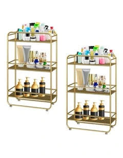 SOGA 2X 3 Tier Bathroom Storage Display Shelf Rack