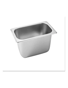 SOGA Gastronorm GN Pan 1/3 Stainless Steel Tray 20cm Deep