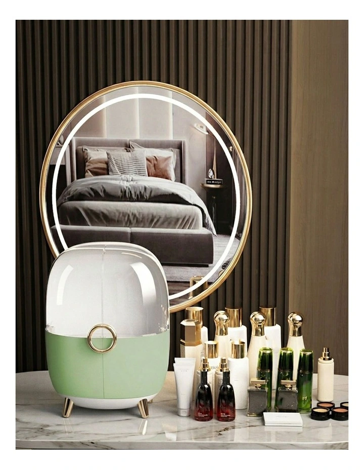 SOGA 2X Green Makeup Organiser Storage Box with Lid image 6