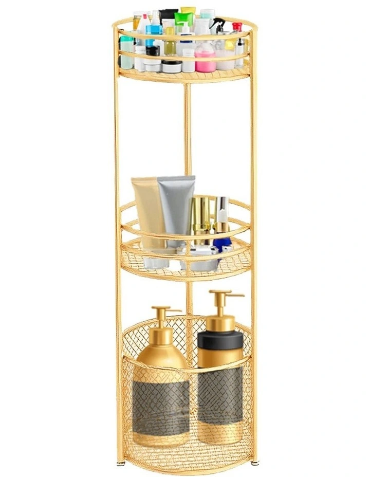SOGA 2X 3 Tier Bathroom Storage Shelf Rack with Basket image 1