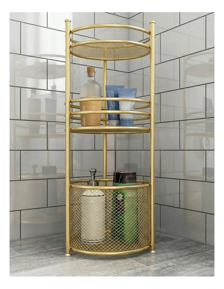 SOGA 2X 3 Tier Bathroom Storage Shelf Rack with Basket image 2