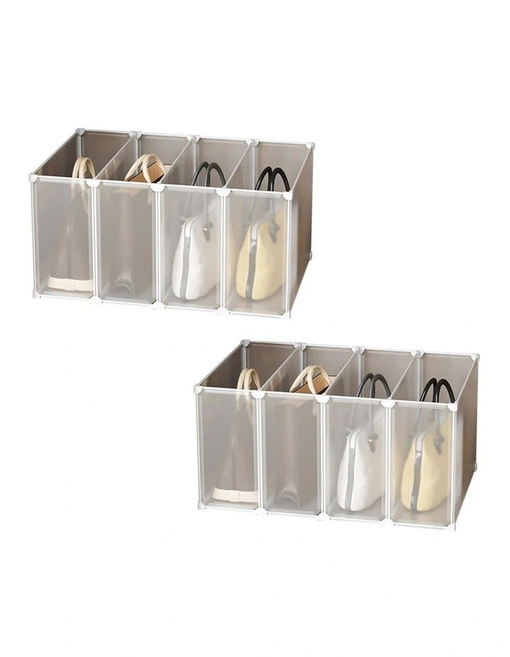 SOGA Countertop Storage Organiser 2 Tier White image 1