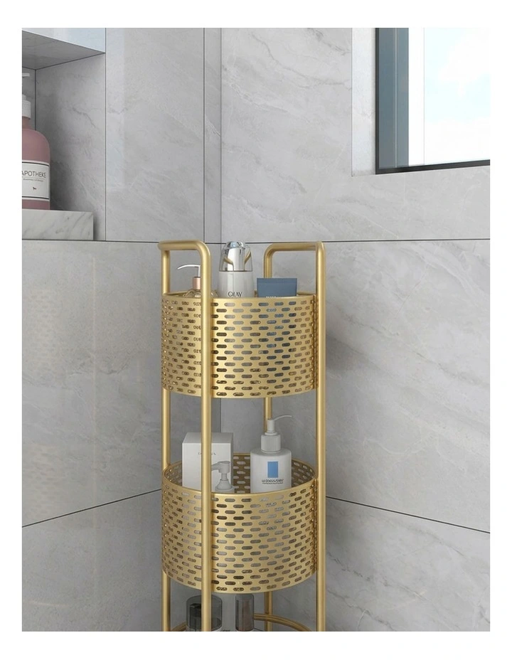 SOGA 2X 3 Tier Bathroom Storage Shelf Rack with Wheels image 6