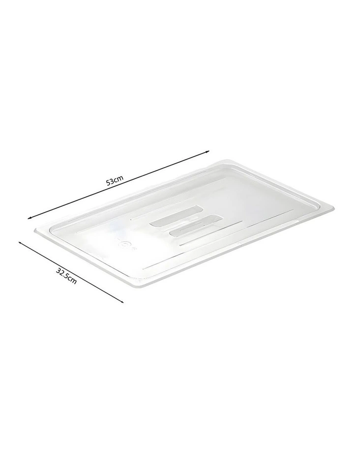 SOGA Clear Gastronorm 1/1 GN Lid Food Tray Top Cover Bundle of 2 image 7