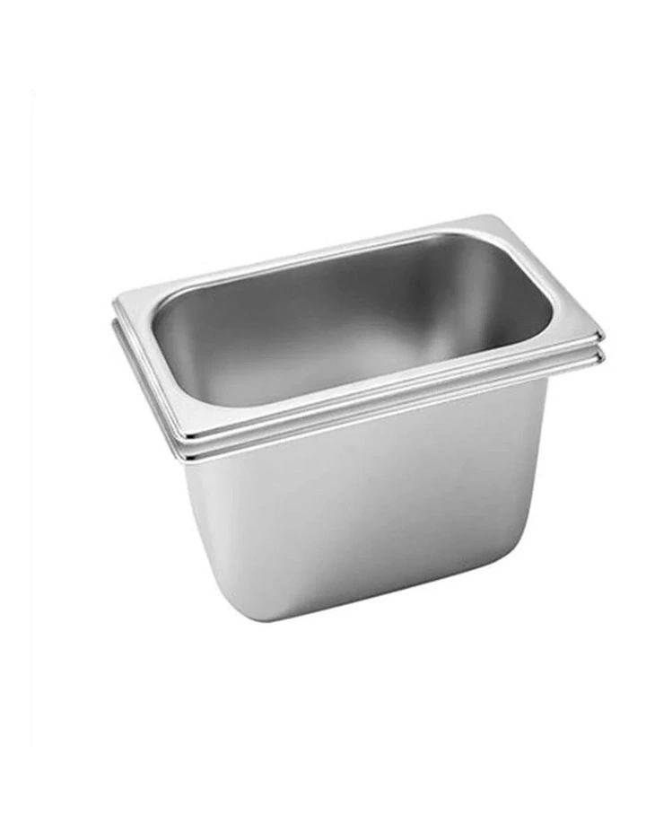SOGA 2 Pack Gastronorm GN Pan 1/3 Stainless Steel Tray 20cm Deep image 1
