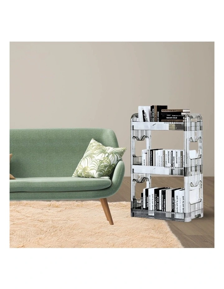 SOGA 2 Pack Storage Organisers 3 Tier Clear image 6