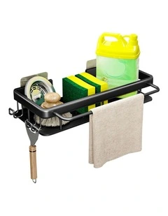 SOGA Sink Caddy 34cm Self-Adhesive Wall Mounted