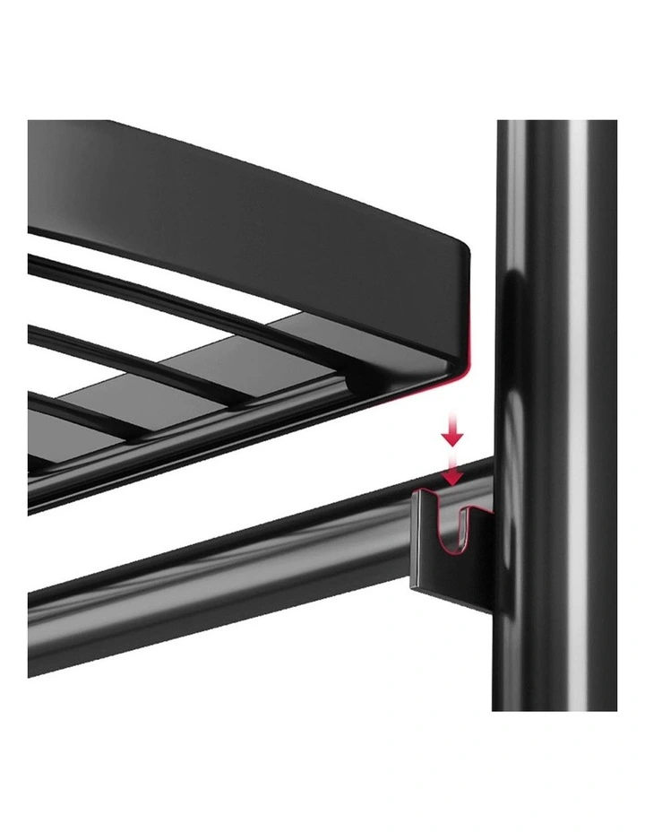 SOGA 2 Pack 4-Tier Triangular Corner Storage Racks image 5