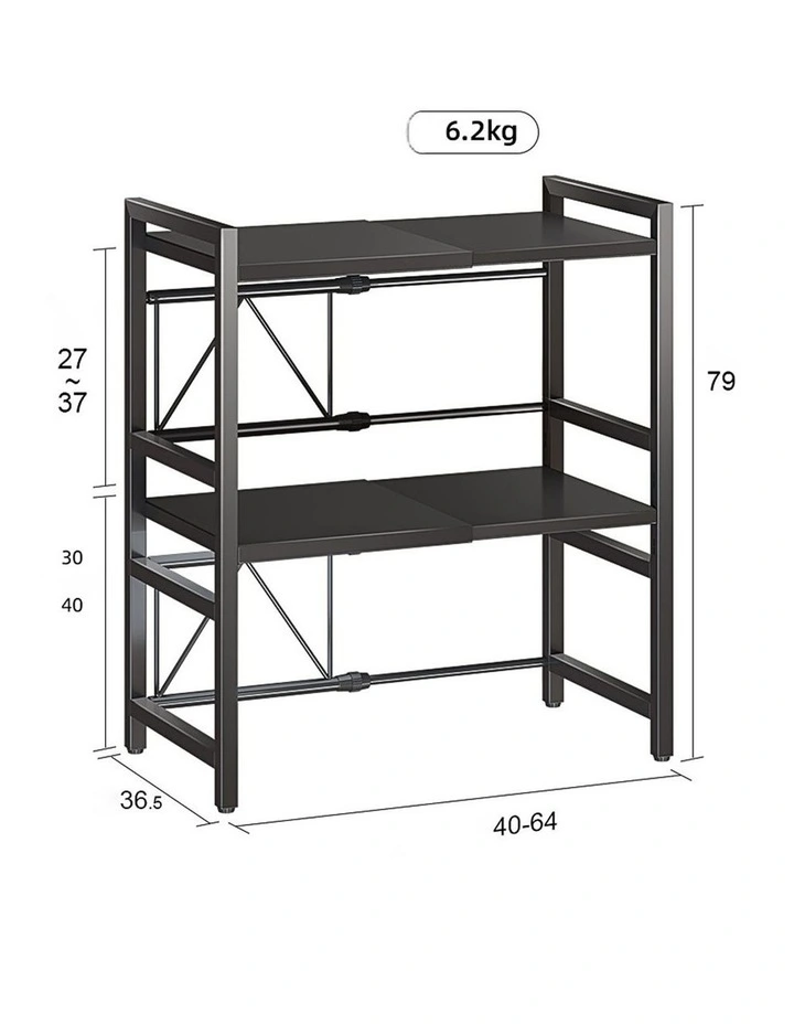 SOGA 2-Tier Kitchen Dish Drying Rack - Black image 7