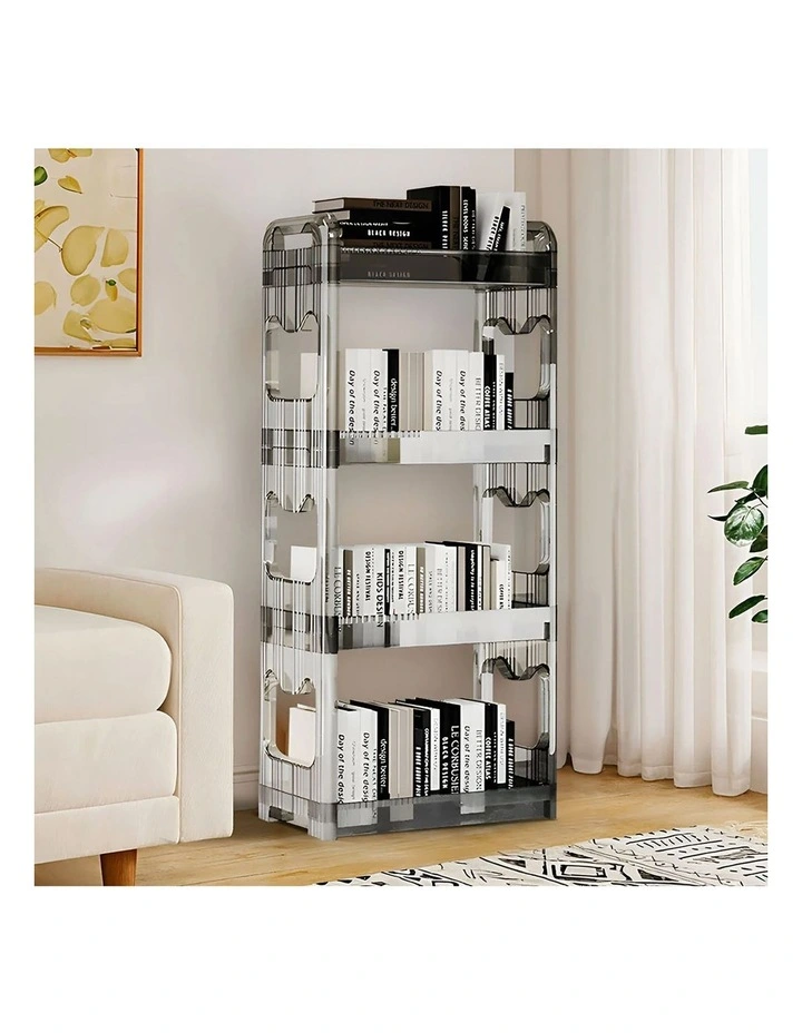 SOGA Storage Organiser 4 Tier Clear image 2