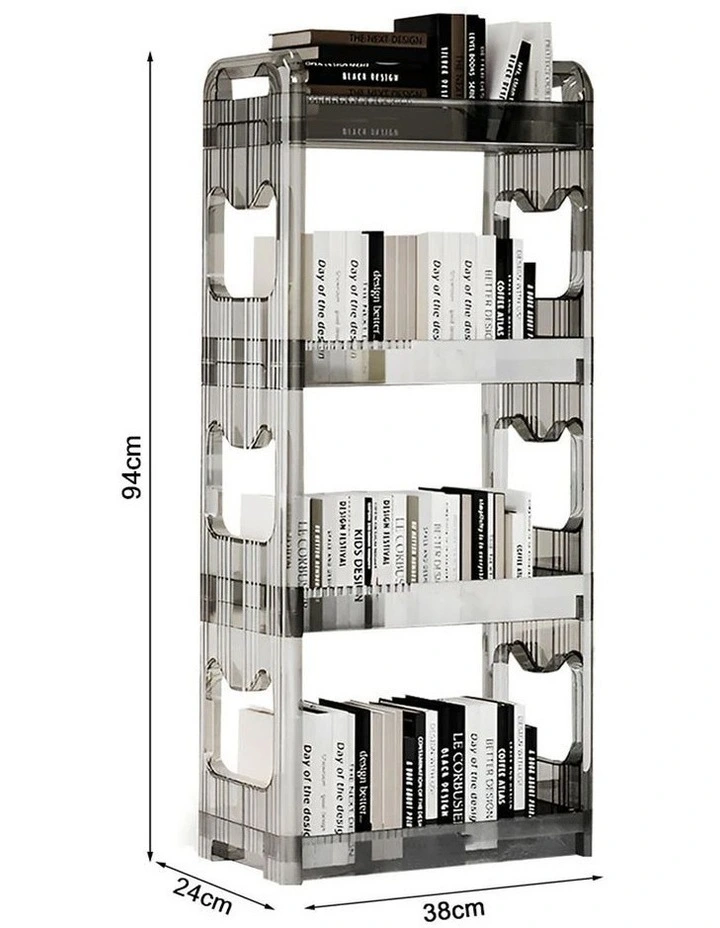 SOGA Storage Organiser 4 Tier Clear image 4