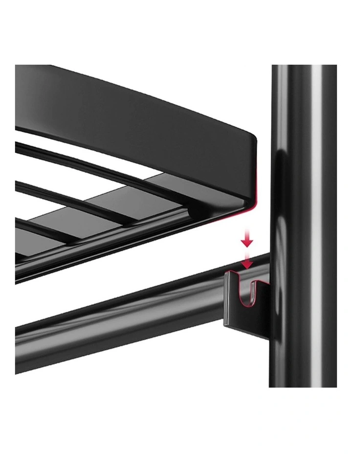 SOGA 2 Pack 5-Tier Triangular Corner Storage Racks image 5