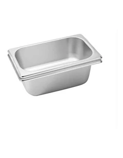 SOGA 2 Pack Gastronorm GN Pan 1/3 Stainless Steel Tray 10cm Deep