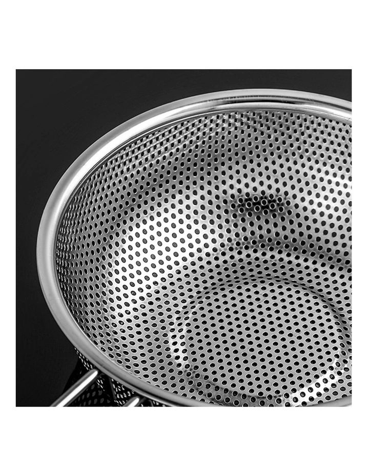 SOGA Stainless Steel Perforated Colander Fine Mesh Net Food Strainer Basket image 4