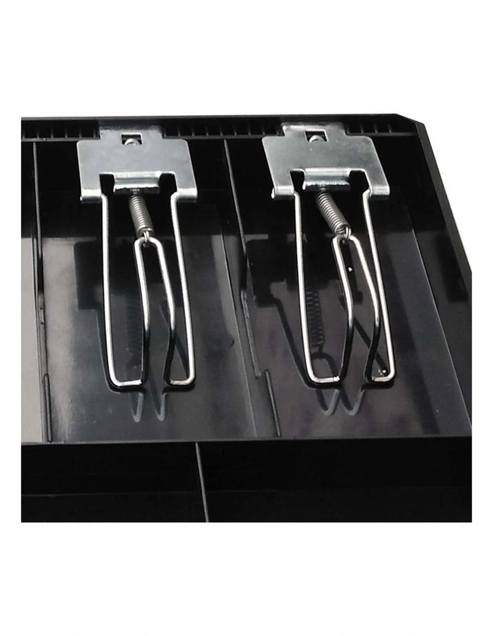 SOGA 2X Black Cash Tray with Lockable Lid for 4 Bills & 8 Coins image 4
