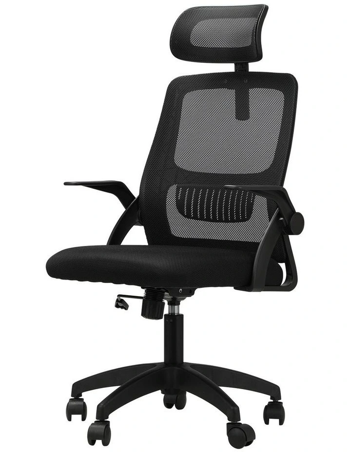 Oikiture Mesh Office Chair Fabric Black image 1
