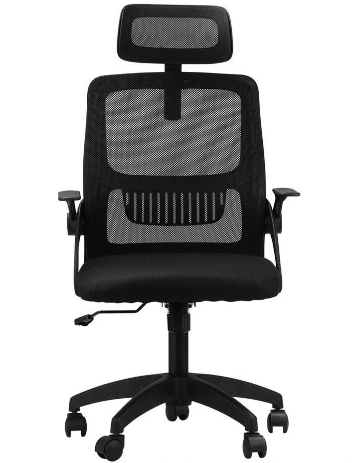 Oikiture Mesh Office Chair Fabric Black image 2