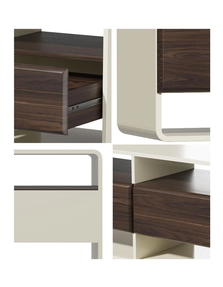 Oikiture TV Cabinet Entertainment Unit Stand 140cm image 6