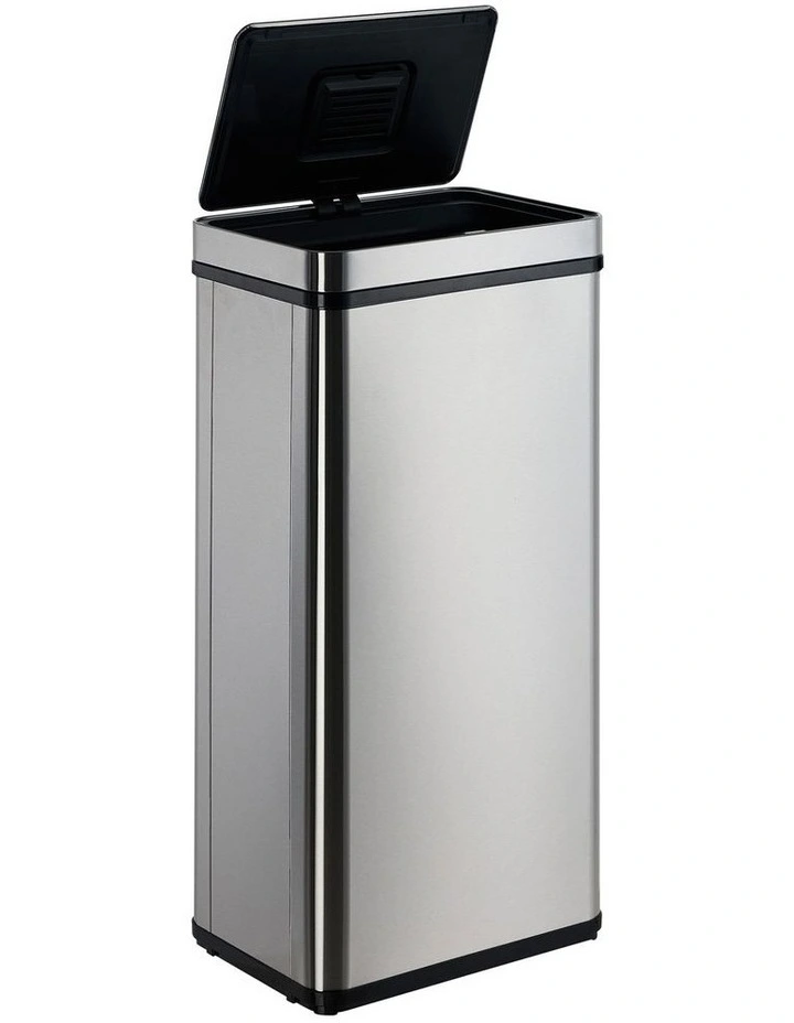 Oikiture 75L Motion Sensor Rubbish Bin Automatic Silver image 2