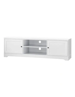 Oikiture TV Cabinet Entertainment Unit Stand Hamptons 160cm