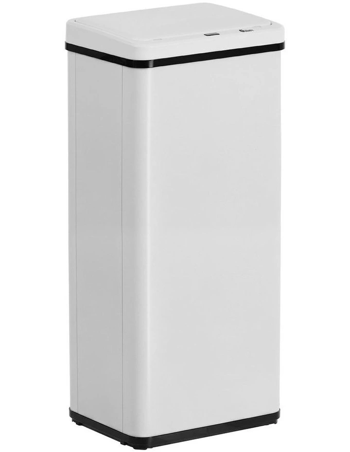 Oikiture 60L Motion Sensor Bin Touchless Trash Can White image 1