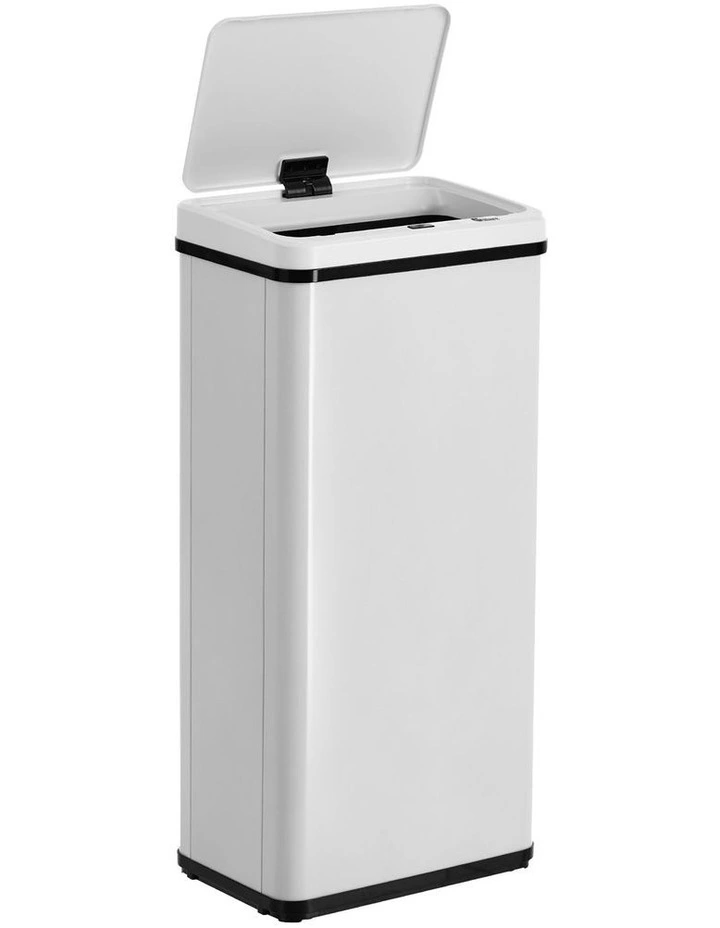 Oikiture 60L Motion Sensor Bin Touchless Trash Can White image 2