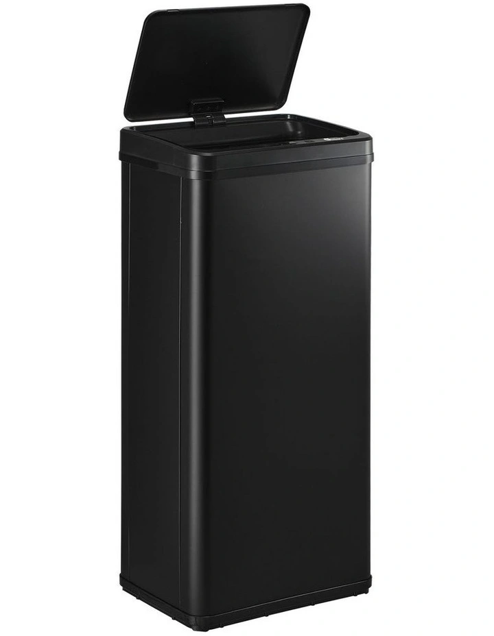 Oikiture 60L Motion Sensor Bin Touchless Trash Can Black image 2