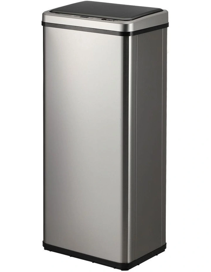 Oikiture 60L Motion Sensor Bin Touchless Trash Can Silver image 1