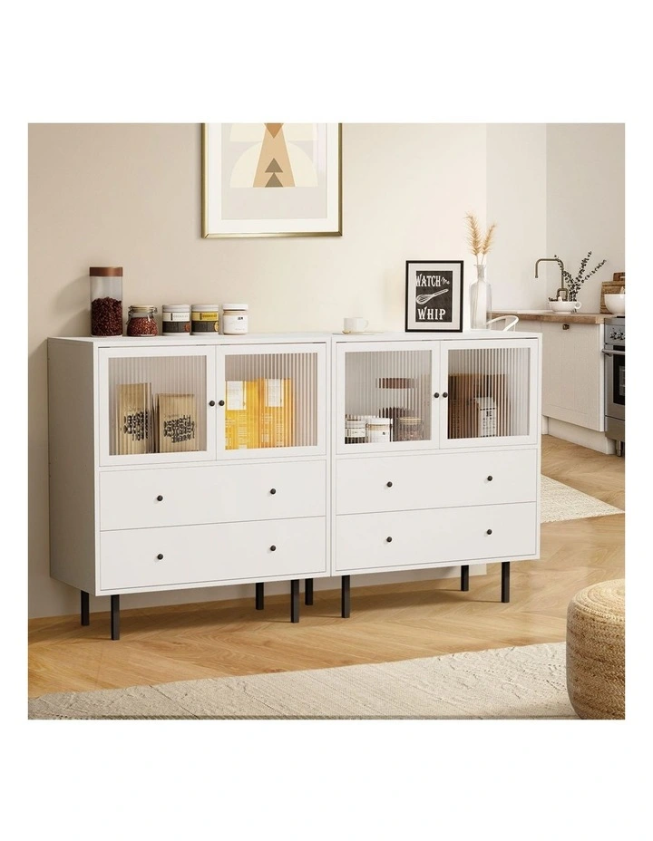 Oikiture Sideboard Buffet Storage Cabinet image 5