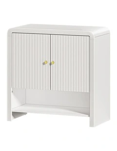 Oikiture Buffet Sideboard Storage Cabinet 2 Doors Cupboard