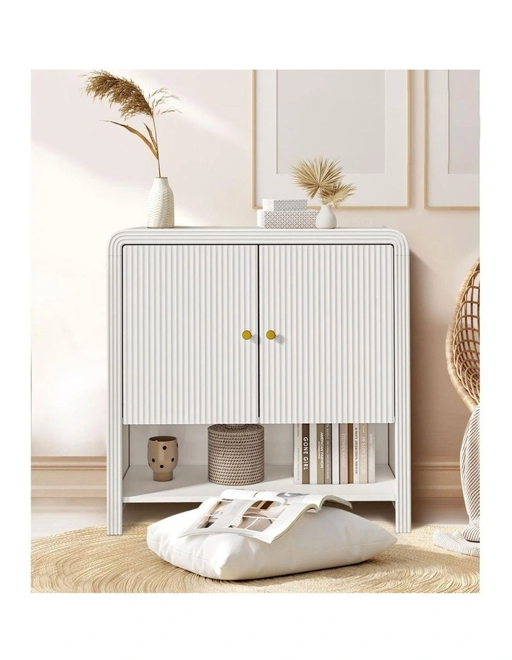 Oikiture Buffet Sideboard Storage Cabinet 2 Doors Cupboard image 7