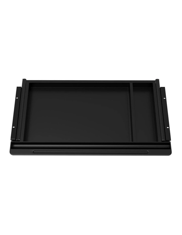 Oikiture Under Desk Drawer Sliding Storage Organizer Black image 2