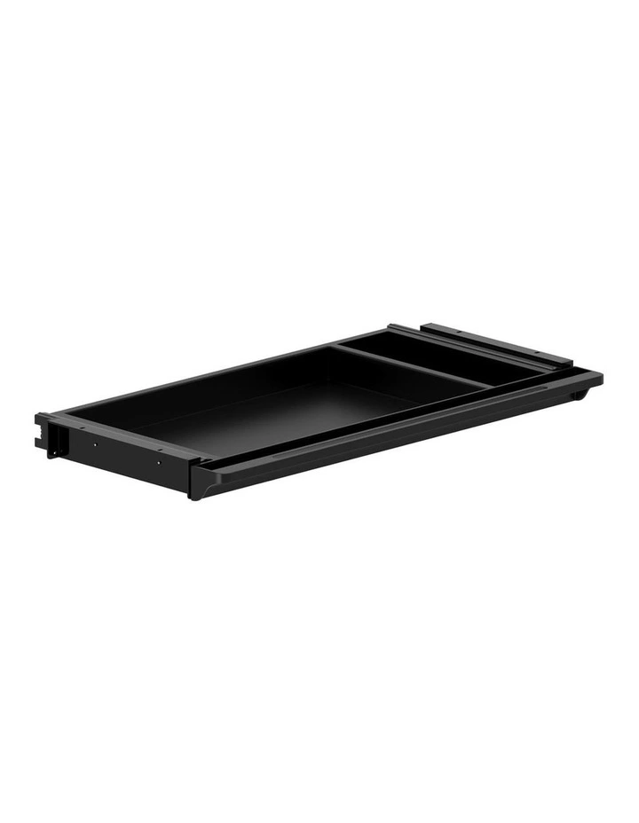Oikiture Under Desk Drawer Sliding Storage Organizer Black image 5
