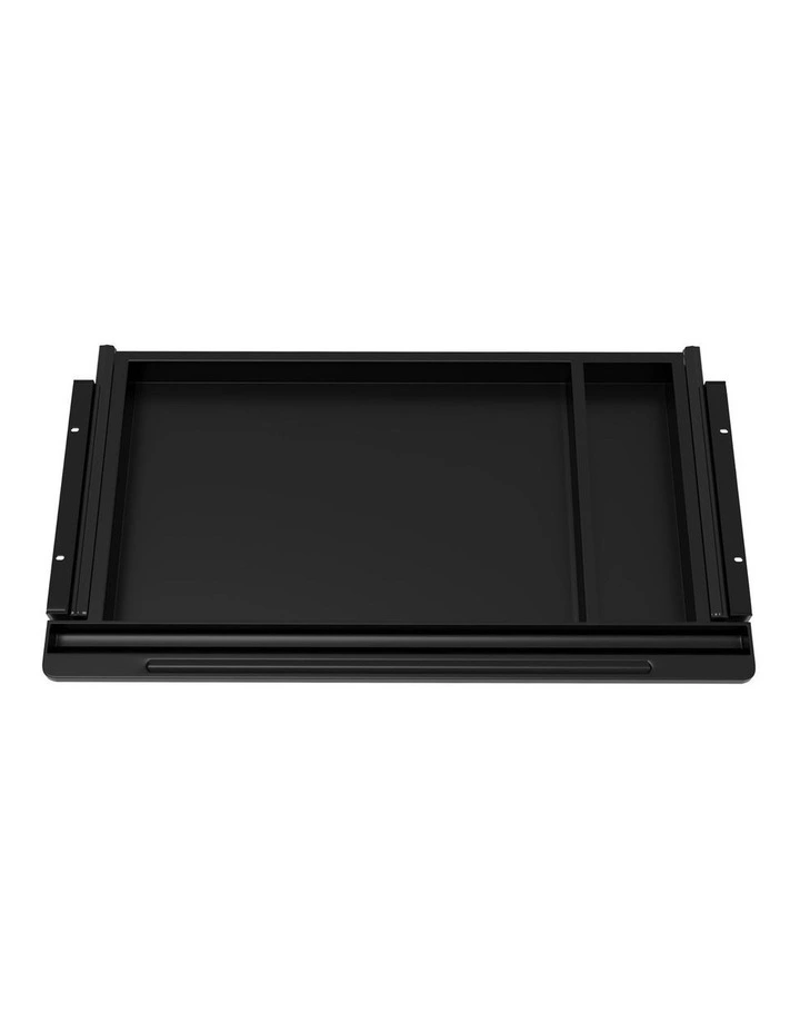 Oikiture Under Desk Drawer Sliding Storage Organizer Black image 6