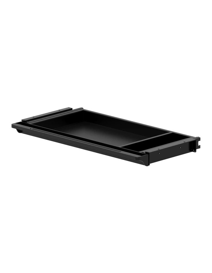 Oikiture Under Desk Drawer Sliding Storage Organizer Black image 7