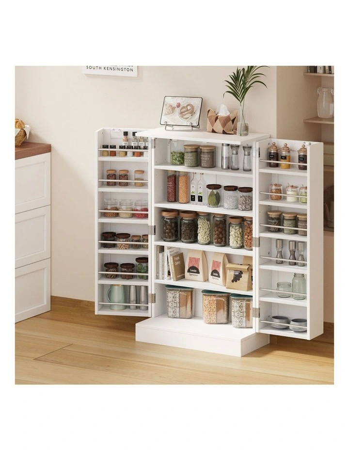 Oikiture Buffet Sideboard Storage Cabinet White image 5