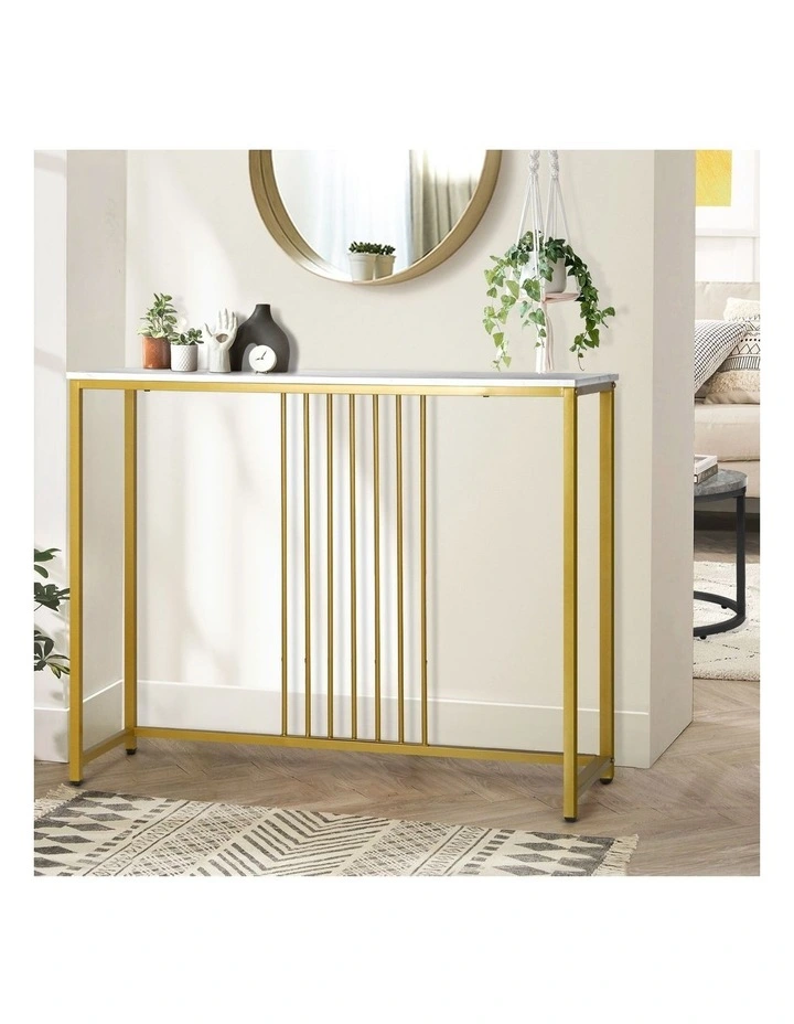 Oikiture Marble Dinning Table Nesting Coffee Side End Table Accent Console Table image 4