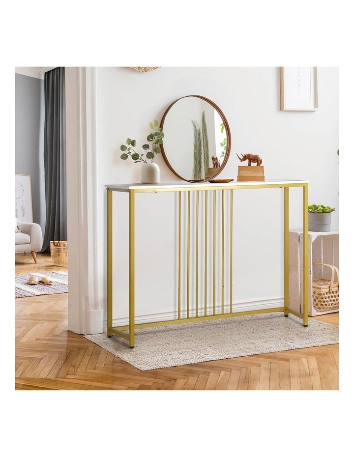 Oikiture Marble Dinning Table Nesting Coffee Side End Table Accent Console Table image 5