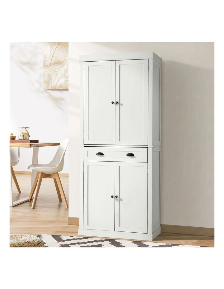 Oikiture Buffet Sideboard Storage Cabinet Cupboard 6-Tier Shelf image 4