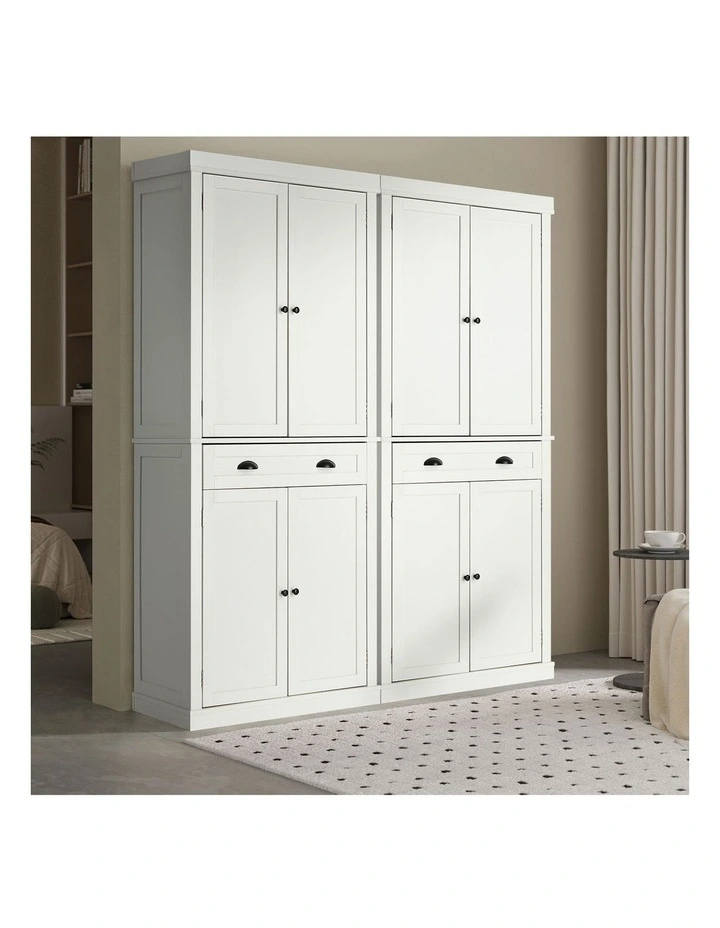 Oikiture Buffet Sideboard Storage Cabinet Cupboard 6-Tier Shelf image 5