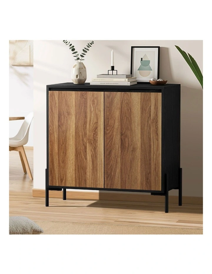 Oikiture 2 Doors Buffet Sideboard Storage Cabinet image 4
