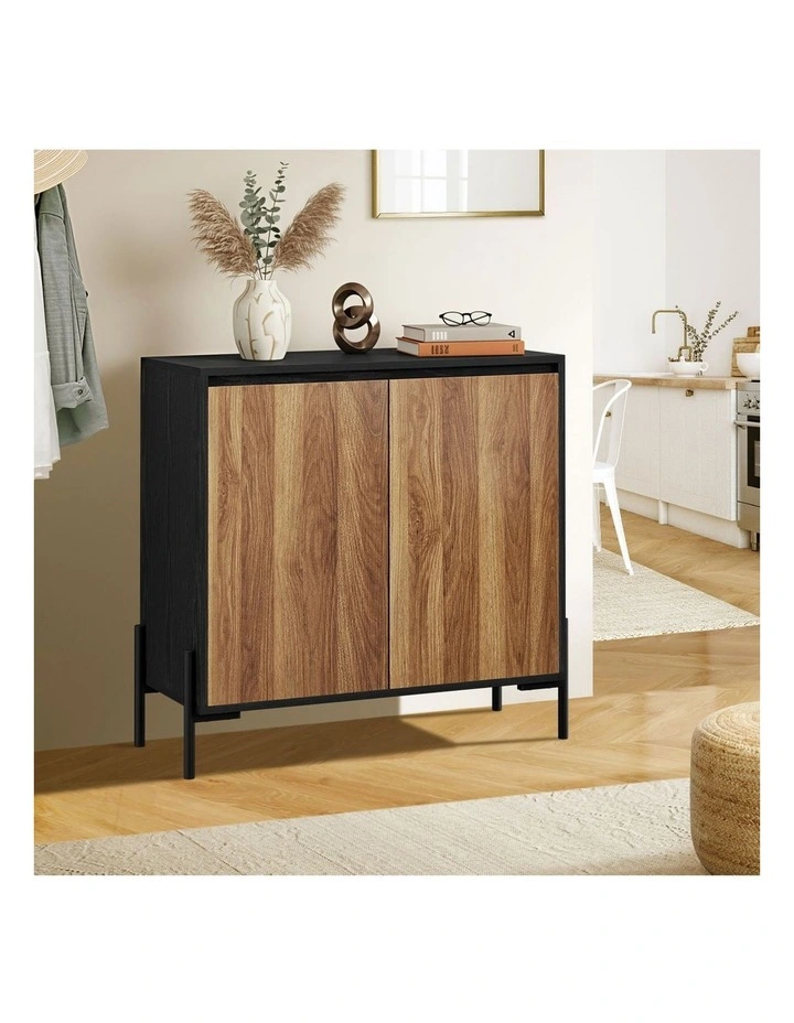 Oikiture 2 Doors Buffet Sideboard Storage Cabinet image 5