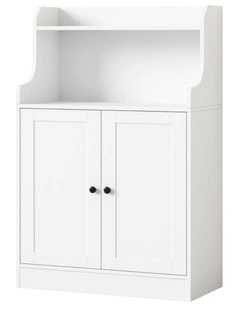 Oikiture Buffet Sideboard Cabinet 2 Doors Hallway Table