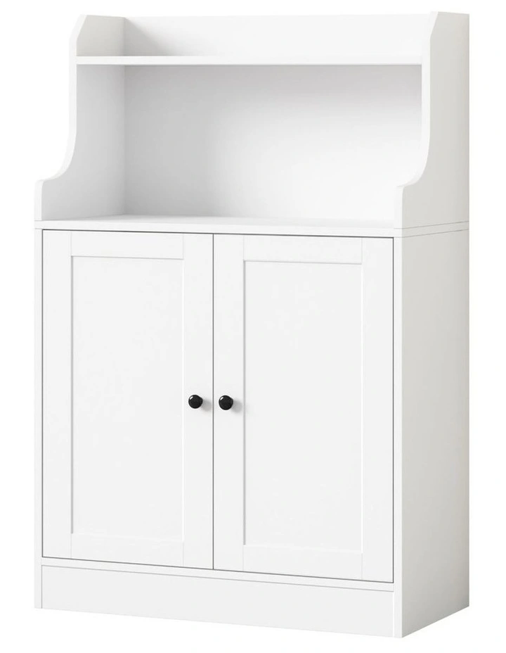 Oikiture Buffet Sideboard Cabinet 2 Doors Hallway Table image 1