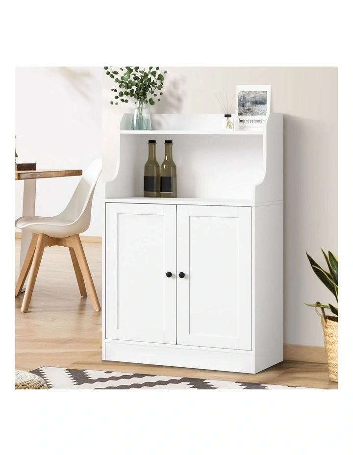 Oikiture Buffet Sideboard Cabinet 2 Doors Hallway Table image 4