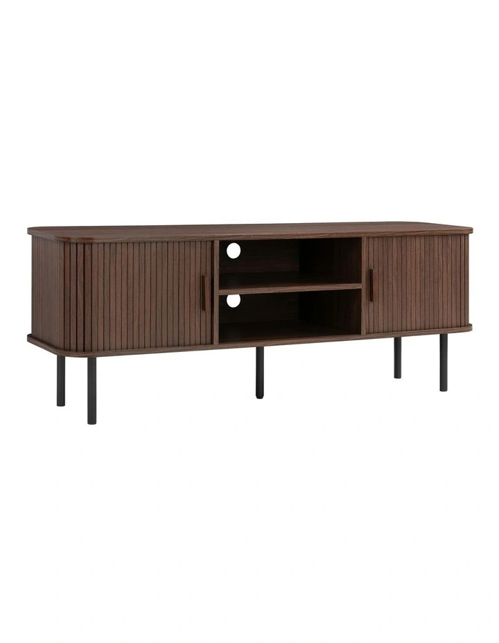 Cooper & Co. Haven Sliding Door Entertainment Unit Walnut image 1