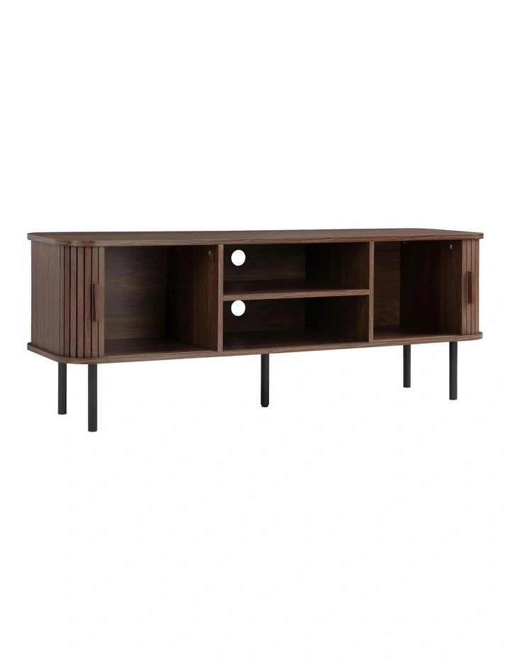 Cooper & Co. Haven Sliding Door Entertainment Unit Walnut image 4