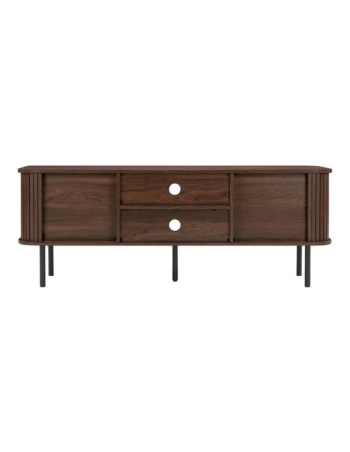Cooper & Co. Haven Sliding Door Entertainment Unit Walnut image 6